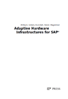 Adaptive Hardware Infrastructures for SAP