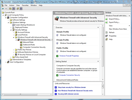 Opening A Port In Windows Vista Firewall