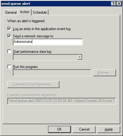 Exchange 2003 queue threshold values