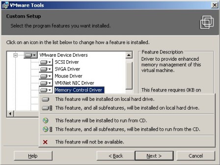 Select feature will not be available