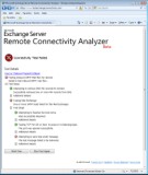 Inbound SMTP email test shows connectivity failure