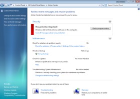 Windows 7 Security Figure A