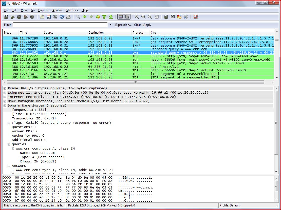 wireshark-output