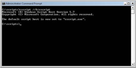 admin command default
