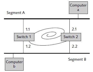 Network Loops caused by Redundant Paths