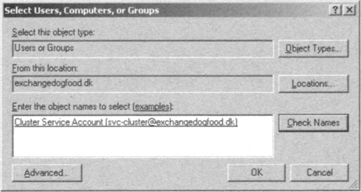 Adding the Cluster Service Account to the Local Administrators Group