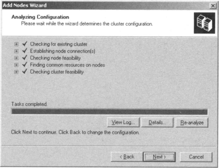Analyzing Cluster Configuration