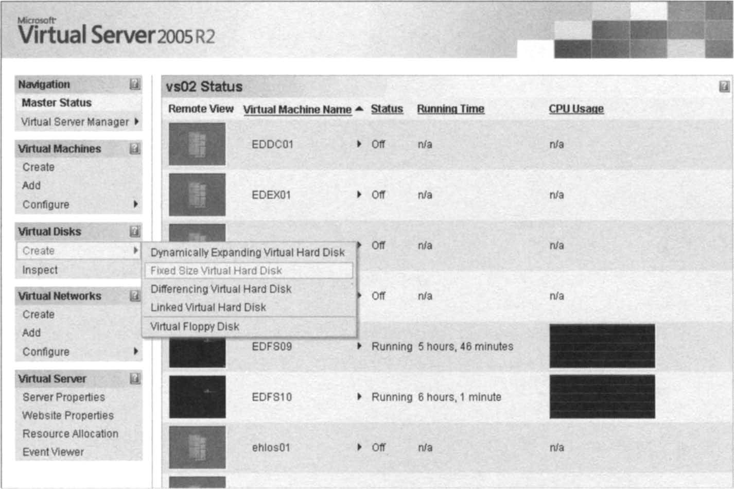 Creating a Fixed-Size Virtual Hard Disk