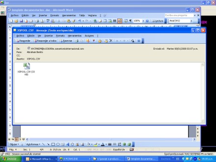 iSeries XCPYSPLF example screenshot