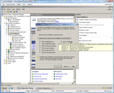 The Asset Intelligence Asset Reports option
