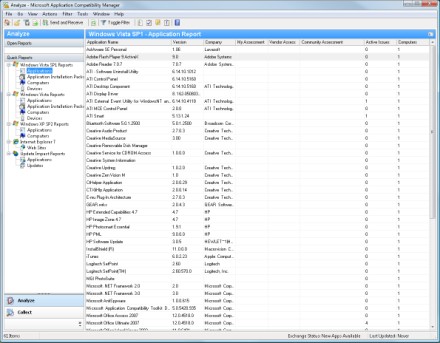 This is the primary analysis screen.