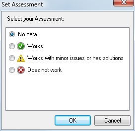 This is where you can specify whether an application works with Vista.