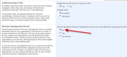 Enable incoming email in SharePoint without Microsoft Exchange