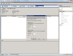 Choose the number of DPM 2007 licenses