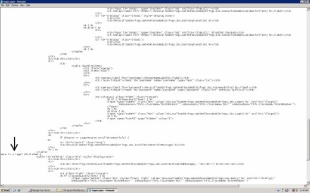 Modify code in Exchange 2007 OWA to add legal disclaimer