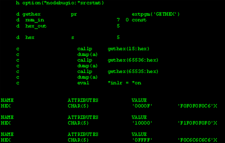modified program
