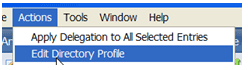 Directory Profile