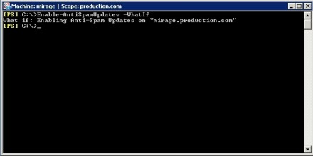 Exchange Management Shell WhatIf parameter