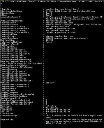 Exchange Management Shell ValidateOnly parameter