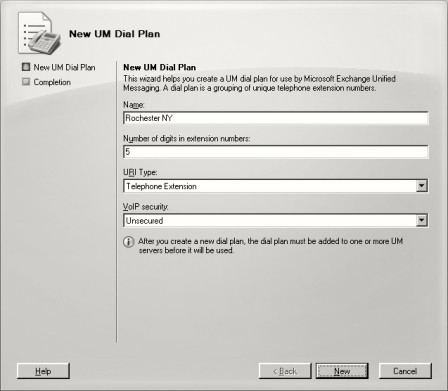 UM Dial Plan