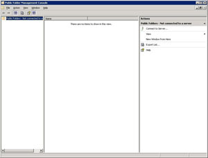 Exchange Public Folder Management console