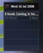 The Coming Up tool for Microsoft Outlook 2007