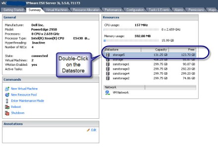 datastore browser example: uploading Fedora Core ISO file on VMware Server 3i