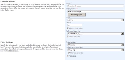 Profile Services Policy 