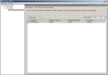 How tracer tokens in SQL Server 2005 work