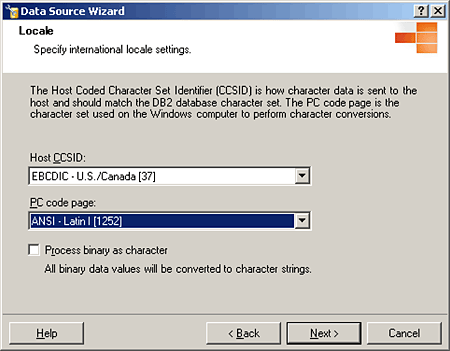 In most circumstances, do not check the box, process binary as character.