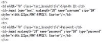 Underlying HTML and DOM