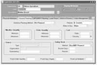 Item general planning attributes