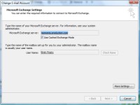 Disable cached Exchange mode