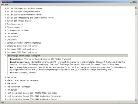 Security Configuration Database