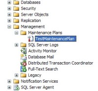 In Management Studio in SQL Server 2005, double click on the maintenance plan.