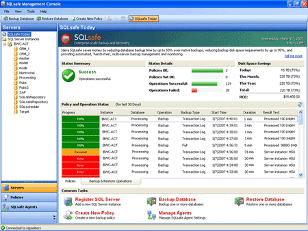 SQLsafe 4.9