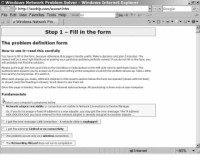 Windows Network Porblem Solver interactive troubleshooting tool