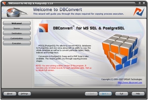 DB Convert for MS SQL & PostgreSQL