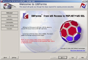 DBForms from MS Access to ASP.NET + MS SQL