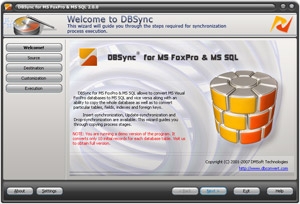DBSync for MS FoxPro & MS SQL