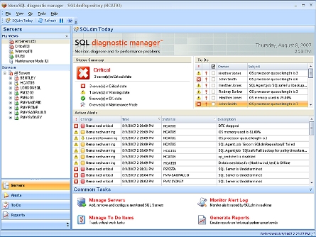 Idera SQL diagnostic manager