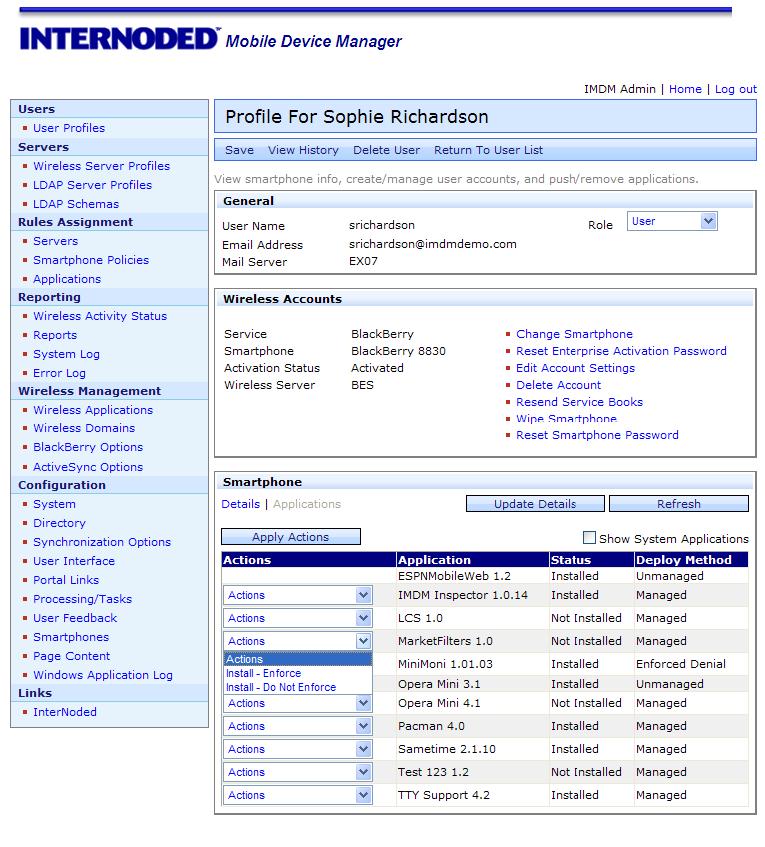 Device Manager Screenshots