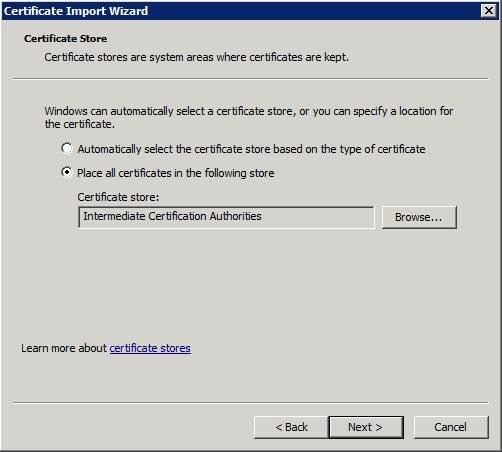 Place your commercial certificate in the proper container.