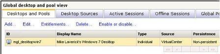 Entitlements page