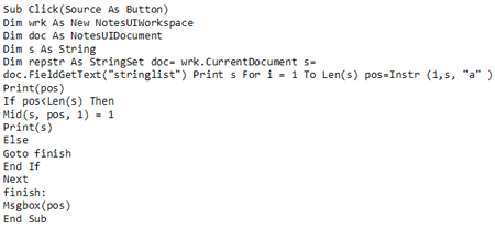 LotusScript finds first occurrence of a string from the right