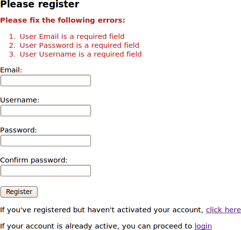 email address  format