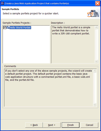 The sample projects page (part 2 of 3)